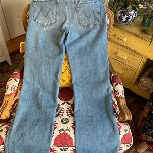 Women's Mother Kick It jeans in Tarot Time 31